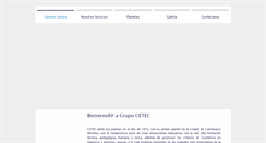 Desktop Screenshot of grupocetec.com