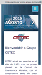 Mobile Screenshot of grupocetec.com