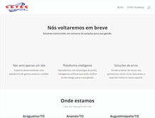 Tablet Screenshot of grupocetec.com.br